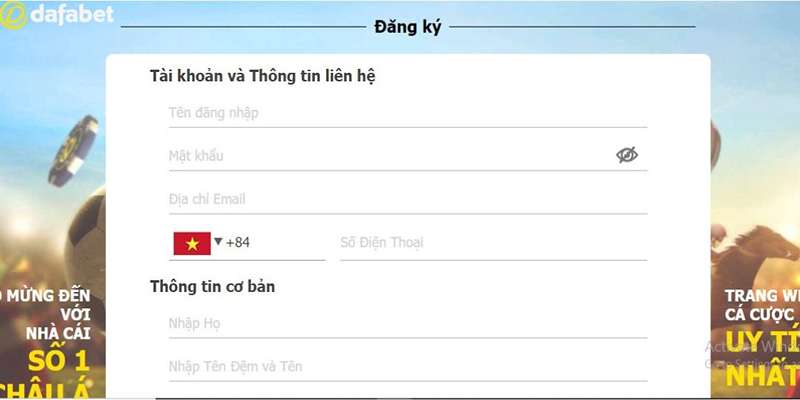 Đăng Ký Dafabet 3 Các bước thực hiện đăng ký Dafabet chi tiết
