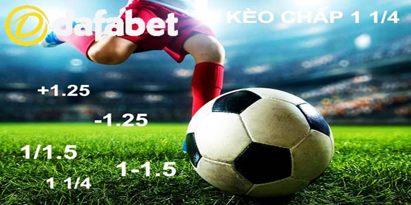 Ví dụ về kèo chấp 1 1/4